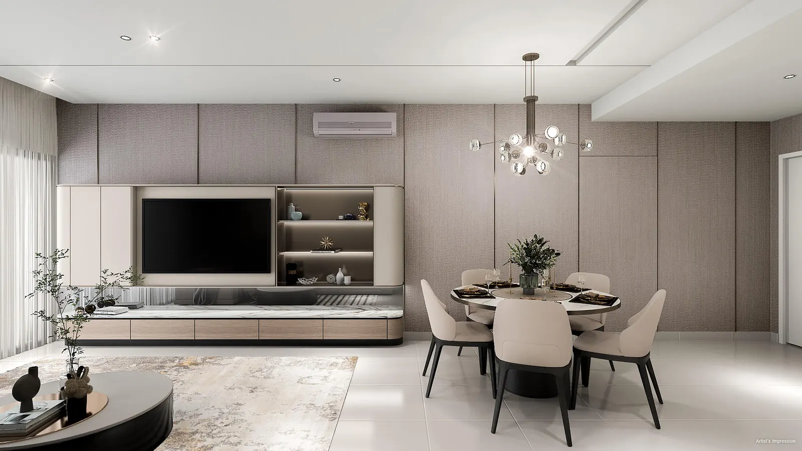 Type E living and dining