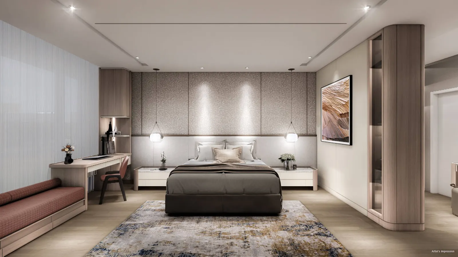 Type E master bedroom